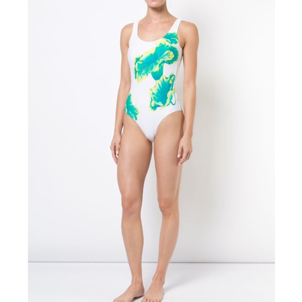 Onia Kelly One Piece Bathingsuit in Lotus Small